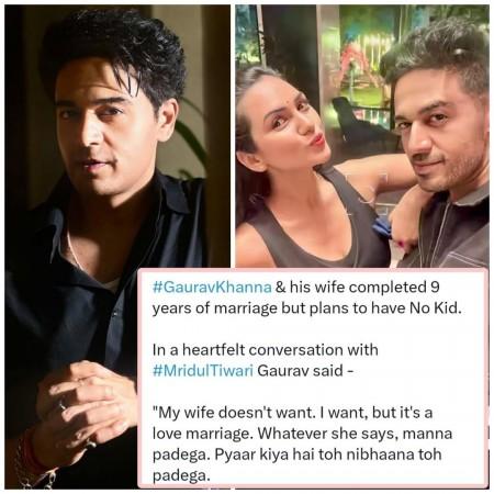 Gaurav Khanna opens up on not having kids even after 9 years of marriage!