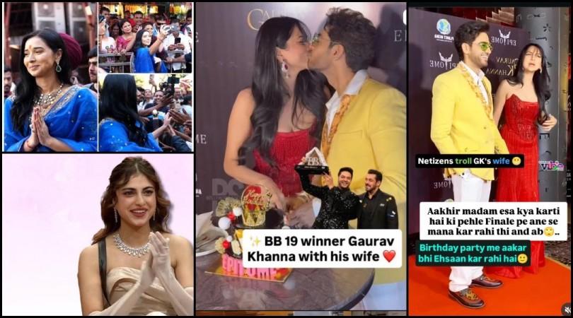 BB 19 winner Gaurav Khanna locks lips with wife; Akansha trolled for saying her biggest gift is attending birthday party; see inside videos BB 19 winner Gaurav Khanna locks lips with wife; Akansha trolled for saying her biggest gift is attending birthday party; see inside videos