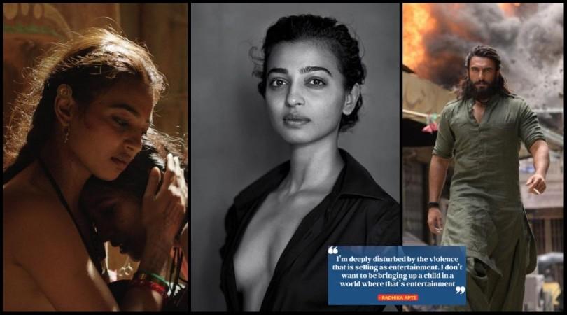 'Showing nudity is fine?': Radhika Apte trolled for saying she's disturbed by on-screen violence; 'don't want to raise my child' remark 'Showing nudity is fine?': Radhika Apte trolled for saying she's disturbed by on-screen violence; 'don't want to raise my child' remark