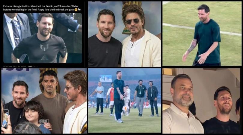 Messi plays football with Telangana CM, greets fans; internet claims Rs 10 lakh photo fee; did SRK pay to click with Messi? Messi plays football with Telangana CM, greets fans; internet claims Rs 10 lakh photo fee; did SRK pay to click with Messi?
