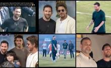 Messi plays football with Telangana CM, greets fans; internet claims Rs 10 lakh photo fee; did SRK pay to click with Messi?