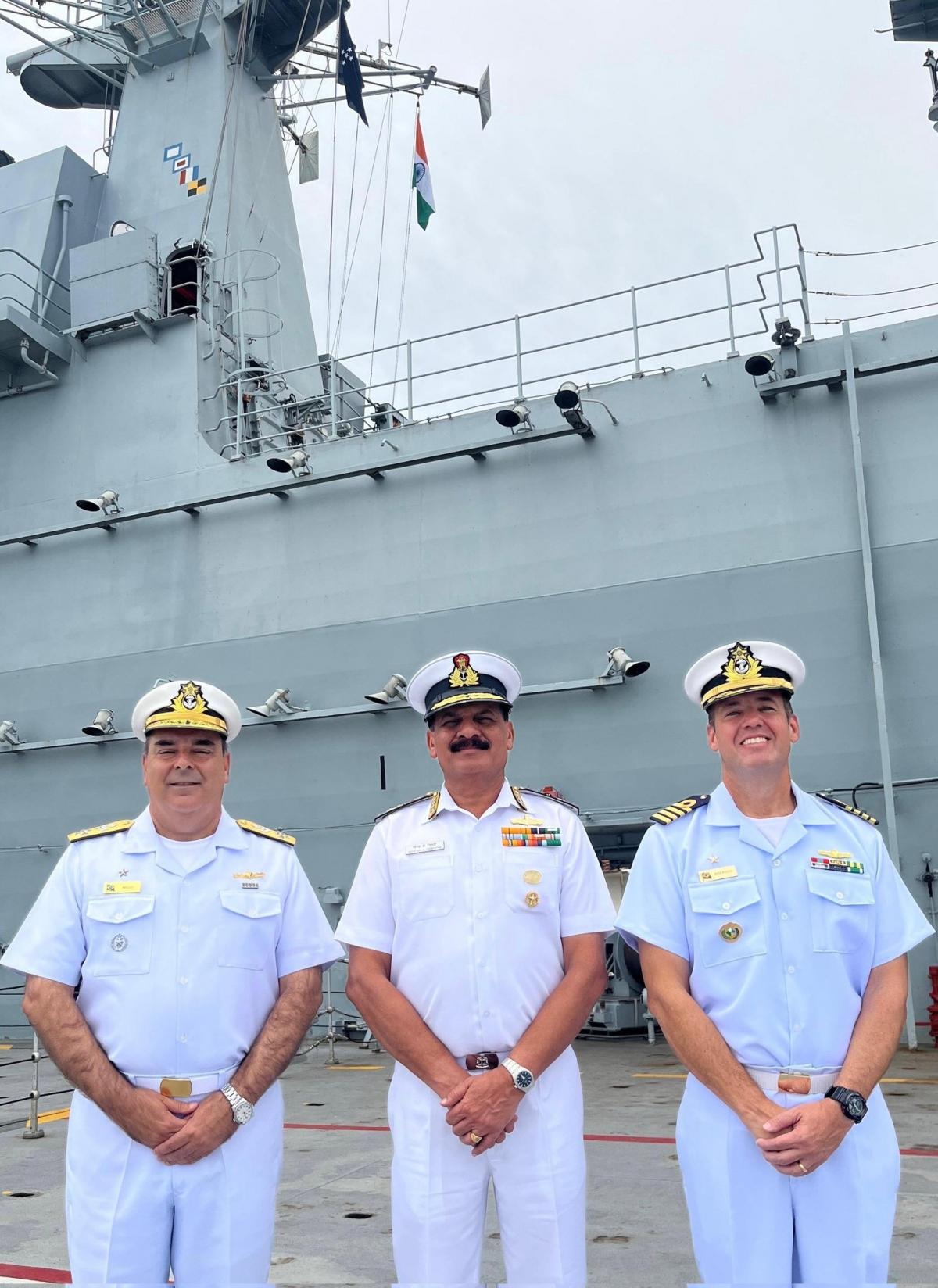 Indian Navy chief holds strategic talks with Brazilian Naval officials, reviews maritime ties