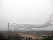 Dense fog disrupts flight operations; airlines issue travel advisories