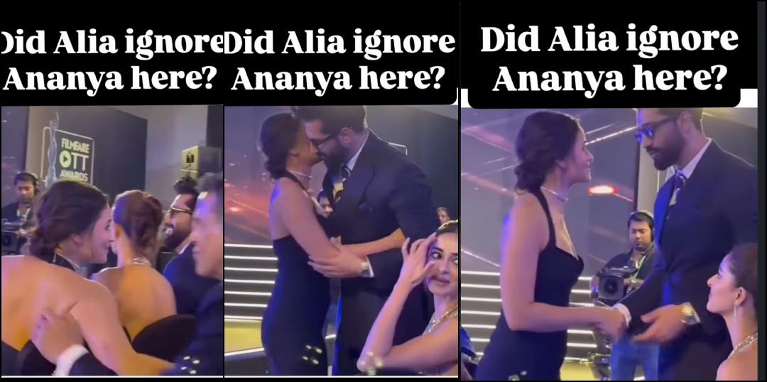 Nepo vs nepo drama in 2025: Alia Bhatt runs to hug Vicky Kaushal, ignores Ananya Panday; video goes viral