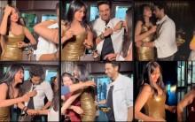 I's she drunk?' : Akanksha dances at success party, embarrassed Gaurav Khanna tells her 'entry kar lo'; fans say 'Gaurav deserves better'