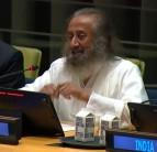 Sri Sri Ravi Shankar links Lord Krishna's meditation lessons to today's conflicts at UN