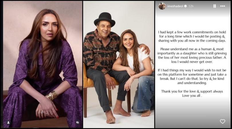 'Try to be kind': Esha Deol shares photoshoot reel, appeals for empathy as she mourns father Dharmendra's death 'Try to be kind': Esha Deol shares photoshoot reel, appeals for empathy as she mourns father Dharmendra's death