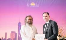 Gurudev Sri Sri Ravi Shankar leads world's largest meditation event; 12M  participate globally