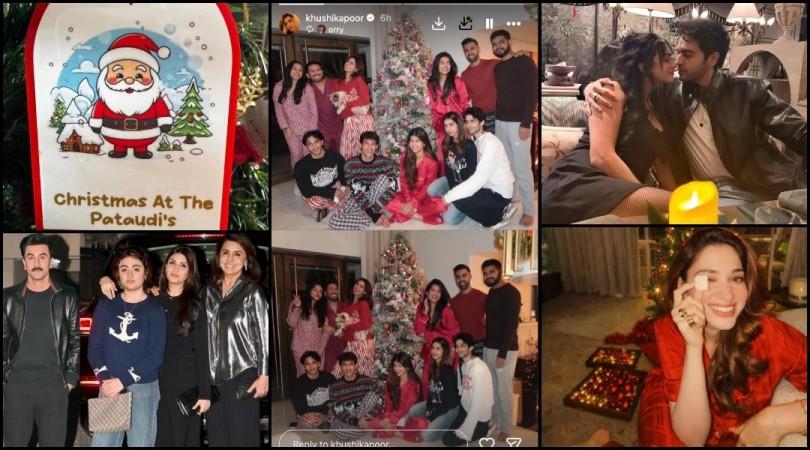 Christmas 2025: Janhvi, Khushi Kapoor add Sridevi, Boney's mini figure charm on tree, Ranbir, Neetu attend Soni Razdan's bash; Gaurav Khanna kisses wife Christmas 2025: Janhvi, Khushi Kapoor add Sridevi, Boney's mini figure charm on tree, Ranbir, Neetu attend Soni Razdan's bash; Gaurav Khanna kisses wife