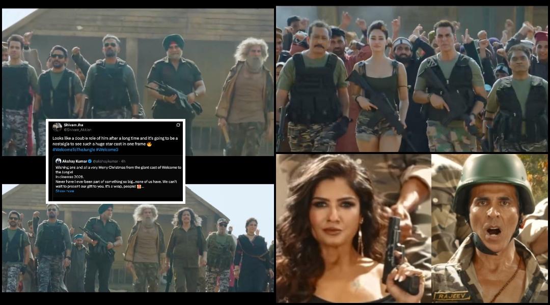 'Is it a double role?': Akshay Kumar sports two different looks in Welcome To The Jungle announcement clip; fans unhappy with Welcome sequel