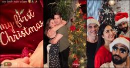 First Christmas with newborns: Katrina Kaif holds Vicky close, hides son's face; Sidharth–Kiara share first glimpse of Saraayah's tiny toes,  fingers