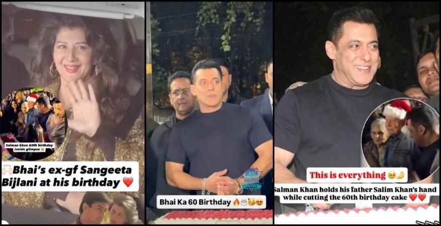 Salman Khan turns 60, cuts cake with parents Salim and Salma; ex-girlfriend Sangeeta Bijlani, other celebs celebrate at farmhouse