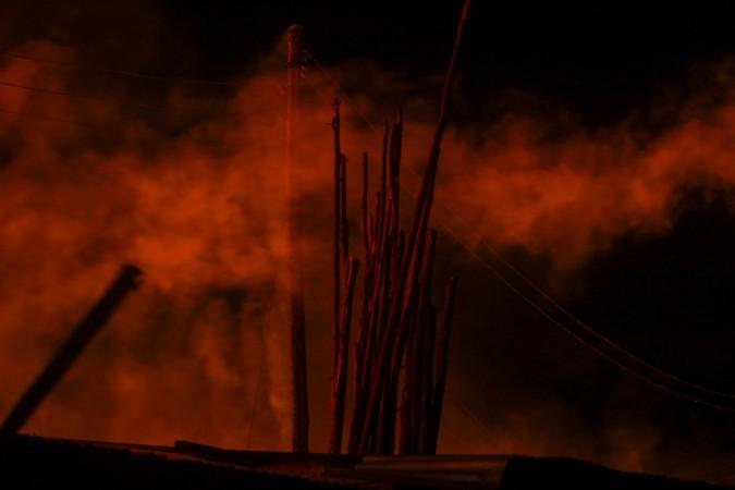 Massive fire in Bengal's Birati market guts 200 shops; no casualties reported