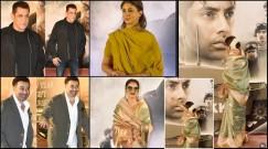 Dharmendra's film Ikkis screening: Sunny Deol smiles for paps, Salman Khan teary-eyed, Rekha kisses Big B's grandson Agastya Nanda's poster; Hema Malini, Esha Deol skip