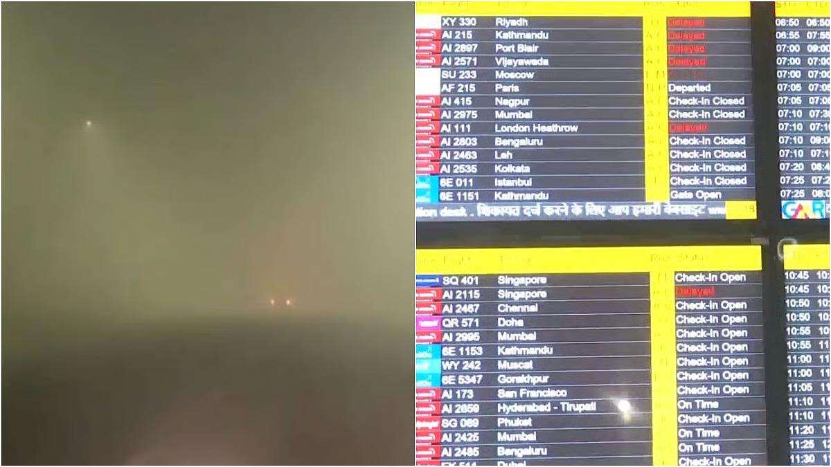 Dense fog engulfs Delhi-NCR, over 140 flights cancelled as visibility drops