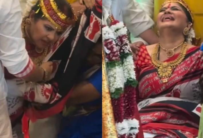 Sudha Chandran at Mata Ki Chowki