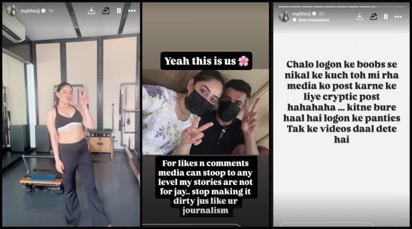 'You keep sharing panties, b***s photos, stop making it dirty': Mahhi Vij slams media, shares photo with Jay Bhanushali after separation announcement 'You keep sharing panties, b***s photos, stop making it dirty': Mahhi Vij slams media, shares photo with Jay Bhanushali after separation announcement
