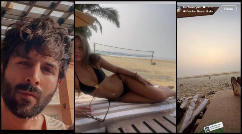 Is Kartik Aaryan dating Karina? Reddit digs out cosy beach getaway photos of duo vacationing in Goa Is Kartik Aaryan dating Karina? Reddit digs out cosy beach getaway photos of duo vacationing in Goa