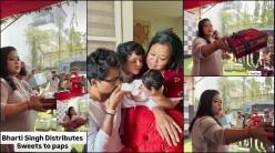 Bharti Singh resumes Laughter Chefs shoot two weeks after giving birth, distributes sweets to paps; fans laud her post-pregnancy fitness