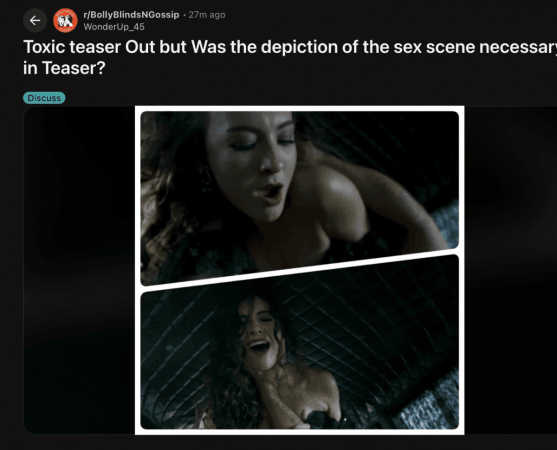 Toxic teaser out: Yash smokes a cigar in gun-blazing act; fans ask, 'Was the lovemaking car scene necessary?'