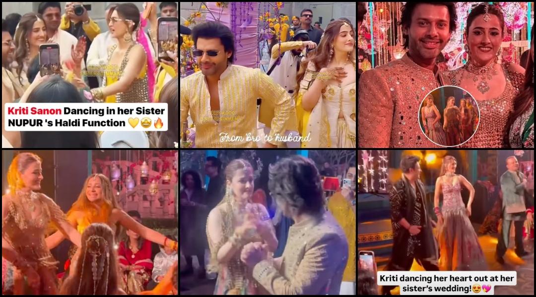 Nupur Sanon-Stebin Ben's wedding: Kriti Sanon grooves to 'Lollipop Lagelu'; couple dances to romantic tracks, radiates in yellow for haldi ceremony
