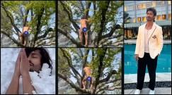 Vidyut Jammwal climbs tree unclothed, bares it all; fans question his vulgar act