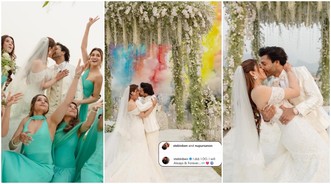 'I do, always and forever': Nupur Sanon & Stebin Ben share intimate moments from their fairy tale Christian wedding