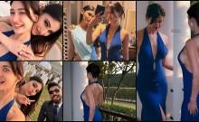 Disha Patani turns up the heat in blue bodycon outfit, gets cosy with BFF Mouni Roy while husband Suraj looks on at Nupur Sanon–Stebin Ben wedding