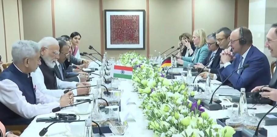 PM Modi holds delegation-level talks with German Chancellor Merz in Gandhinagar, shares festive moments at International Kite Festival