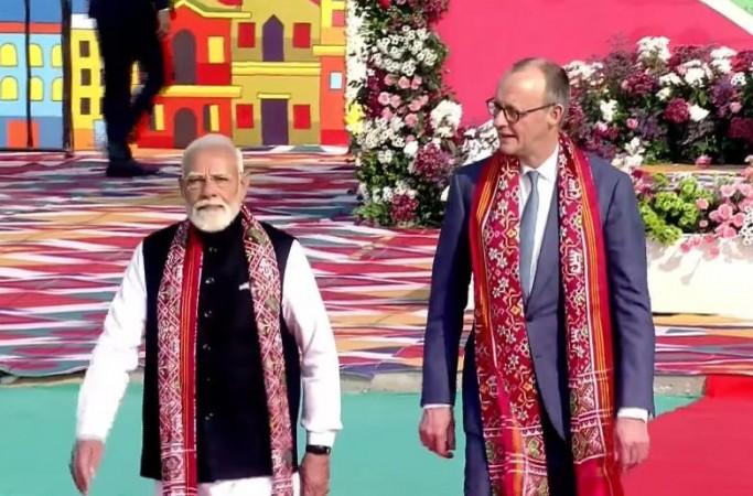 PM Modi holds delegation-level talks with German Chancellor Merz in Gandhinagar, shares festive moments at International Kite Festival