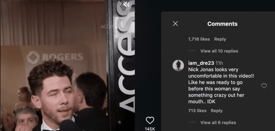 Nick Jonas looks uncomfortable as Priyanka talks to Snoop Dogg Nick Jonas looks uncomfortable as Priyanka talks to Snoop Dogg