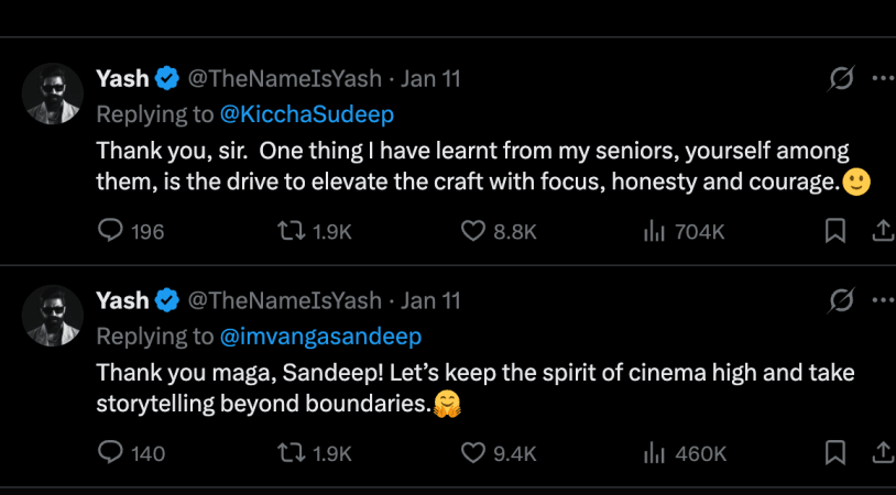 'Let's keep changing the game': Yash thanks Namit Malhotra, Sandeep Reddy Vanga and others for Toxic love