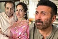 Hema Malini, Dharmendra, Sunny Deol