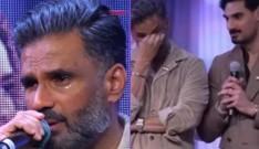 Suniel Shetty with son Ahan