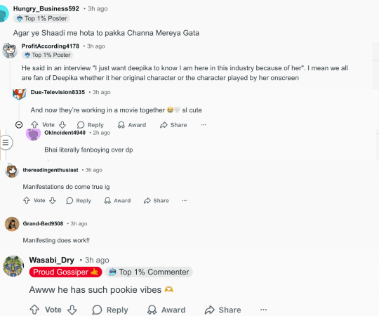 This is what the comments looked like. Deepika Padukone