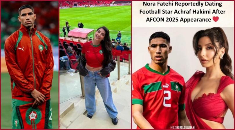 Is Nora Fatehi's alleged boyfriend Moroccan footballer Achraf Hakimi? Their age gap raises eyebrows