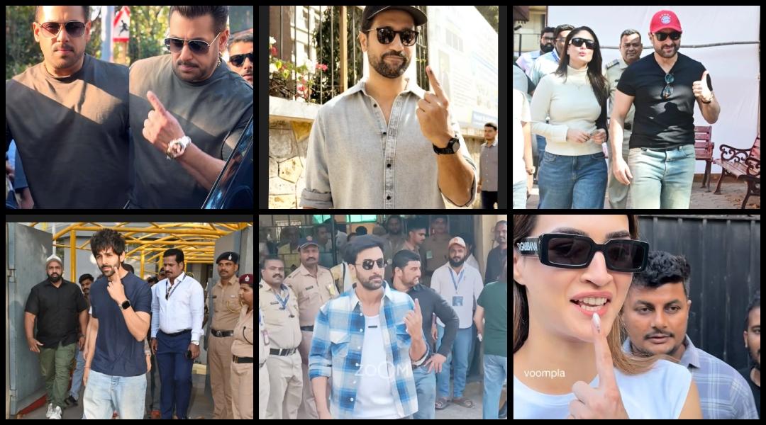 'Don't complain if you didn't vote': Kartik Aaryan does his civic duty, Ranbir Kapoor praises BMC, Salman Khan flaunts inked finger as celebs do their bit