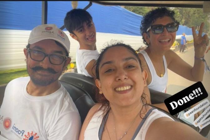 Tata Mumbai Marathon 2026: Aamir Khan runs with ex-wife Kiran Rao, son Azad, Reena's kids Ira and Junaid; Aamir's girlfriend Gauri skips run