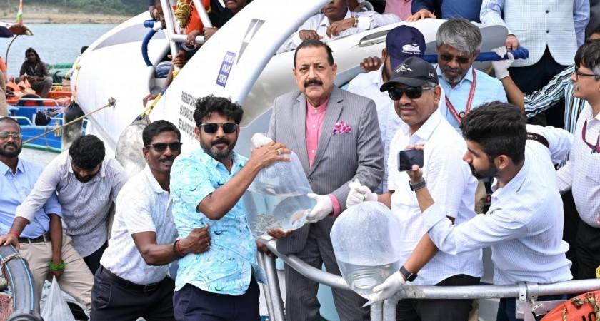 India's first-ever open-sea marine fish farming project launched in Andaman