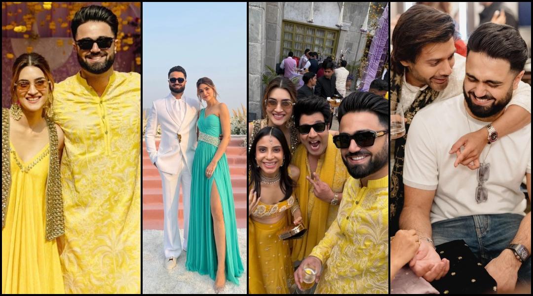 Kriti Sanon's rumoured boyfriend Kabir poses romantically with her; shares unseen photos from Nupur's wedding; fans react to age gap as Kriti is 36, Kabir is 27