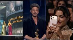 International shame: Turkish actress Hande Erçel was recording her friend #AminaKhalil; netizens say Shah Rukh Khan fans falsely claimed she was filming SRK at Joy Awards 2026