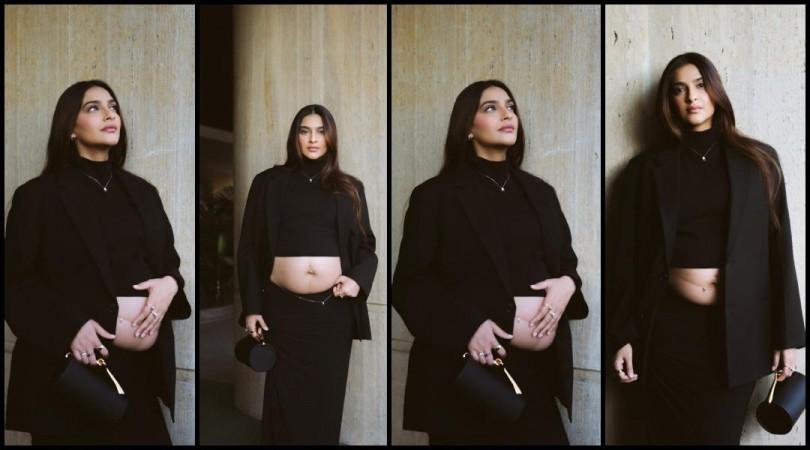 Pregnant Sonam Kapoor flaunts baby bump, exudes boss lady vibes in new maternity photoshoot