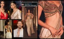 Disha Patani gives sultry twist to saree; flaunts midriff; BFF Mouni Roy drops flirty comment; fans say Tiger Shroff lost diamond'