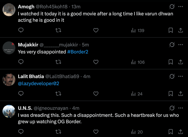 Border 2 review: Sunny Deol screams, evokes patriotism, pays homage to 'mitti ke bete'; but overstretched runtime leaves fans calling it 'wahiyat'