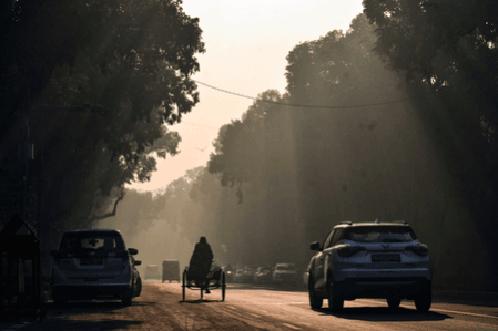 On Sunday morning, the capital's AQI settled at 152, marking the first time in weeks that Delhi recorded a 'moderate' air quality level, according to data from the Central Pollution Control Board (CPCB) SAMEER app at 6.05 a.m. On Sunday morning, the capital's AQI settled at 152, marking the first time in weeks that Delhi recorded a 'moderate' air quality level, according to data from the Central Pollution Control Board (CPCB) SAMEER app at 6.05 a.m.