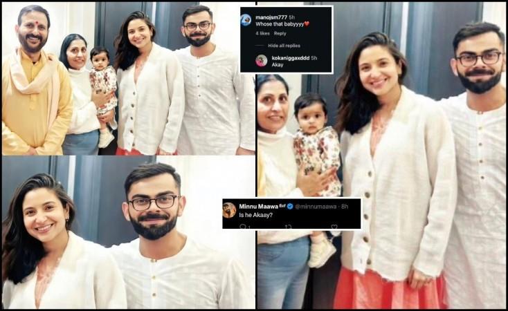 Is that Akaay?: Anushka Sharma and Virat Kohli's London puja photos leak online; fans comment on Anushka's swollen face