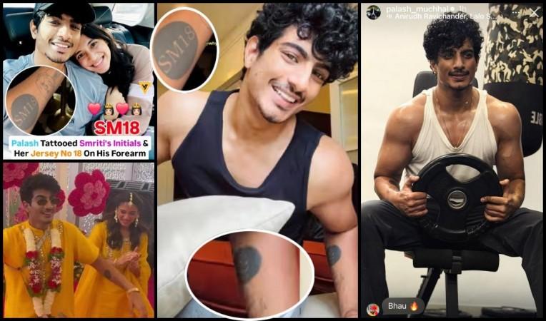 Palash Muchhal removes 'SM' tattoo, deletes Smriti Mandhana posts two months after wedding fallout; fans lash out