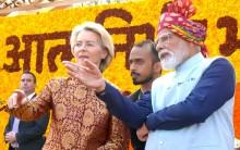 Referring to the India–EU FTA, PM Modi said the agreement would boost trade, manufacturing, services and global supply chains, while strengthening investor confidence in India. He added that the pact would benefit key sectors such as textiles, gems and je