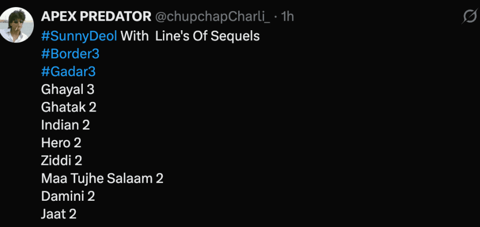 Border 3 was announced after success of Sunny Deol's Border 2; fans say 'don't overkill,' many ask, 'Is it based on Operation Sindoor?' Border 3 was announced after success of Sunny Deol's Border 2; fans say 'don't overkill,' many ask, 'Is it based on Operation Sindoor?'