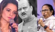 Kangana, Ajit Pawar, Mamata Banerjee